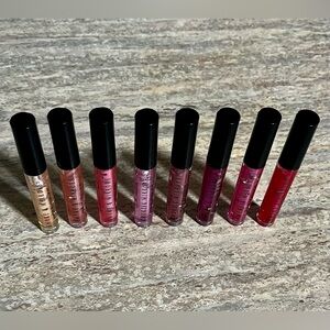 8-Piece Smoke & Mirrors Lip oil Gloss Set - Pink and Red Shades. Brand new